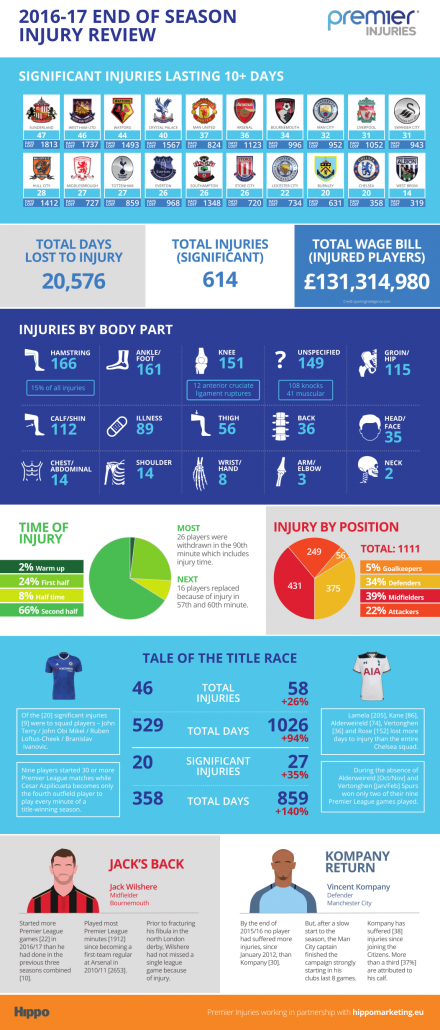 premier league, injuries