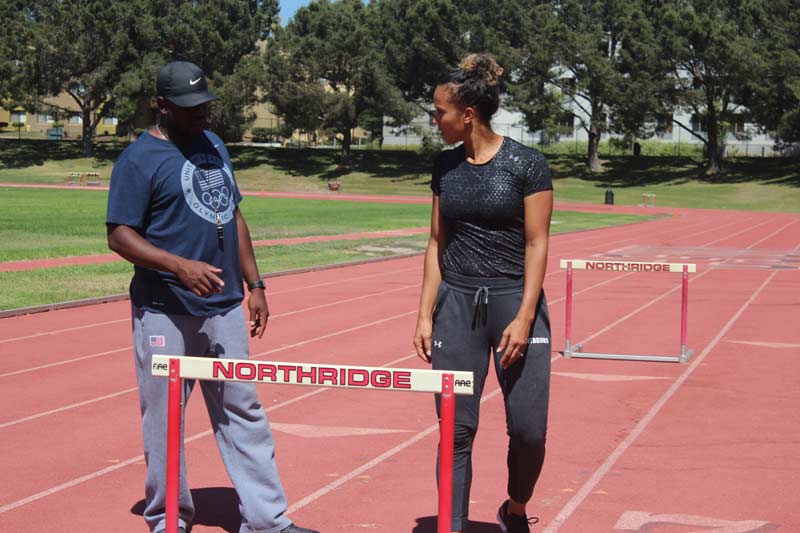 Coach Boogie Johnson and Coach Monica Hargrove